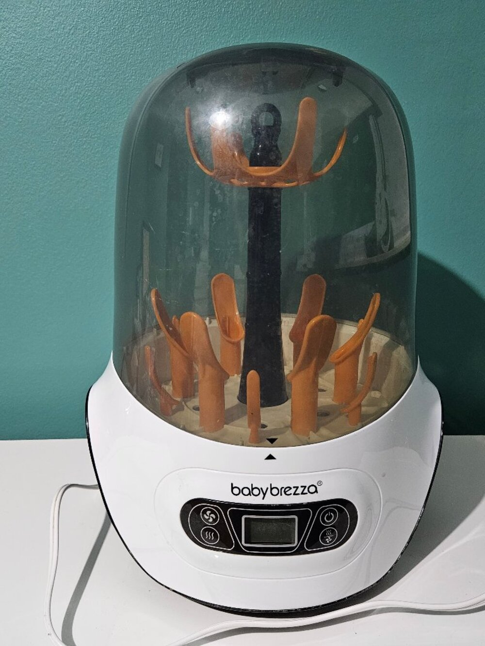 Baby Brezza Bottle Washer Sterilizer and Dryer White Tested Working BRZ0098